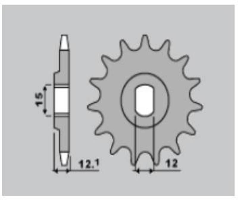 PBR Standard Stahlritzel vorne - 428
