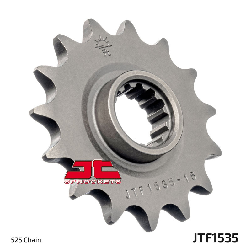 JT SPROCKETS Geräuschgedämpftes Stahlritzel vorne - 525