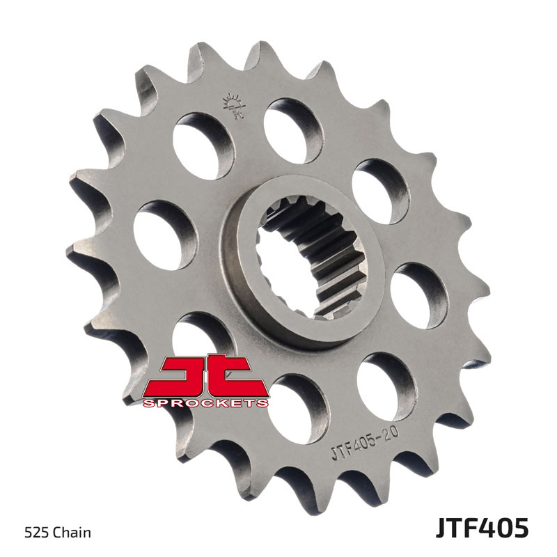 JT SPROCKETS Geräuschgedämpftes Stahlritzel vorne - 525
