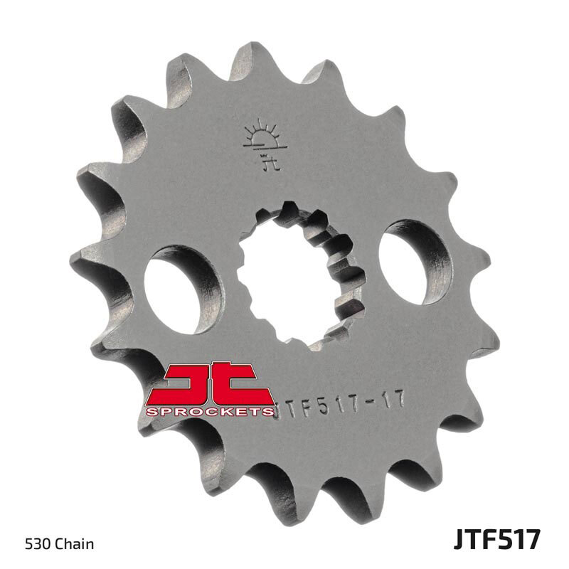 JT SPROCKETS Geräuschgedämpftes Stahlritzel vorne - 530