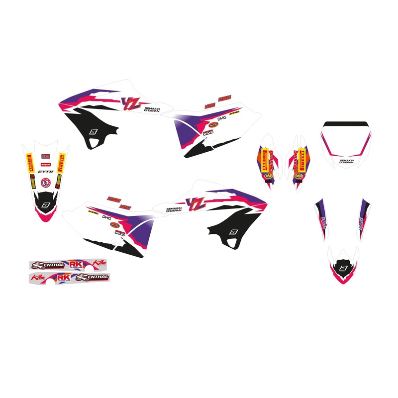 BLACKBIRD Sticker Set passend für Yamaha 50th
