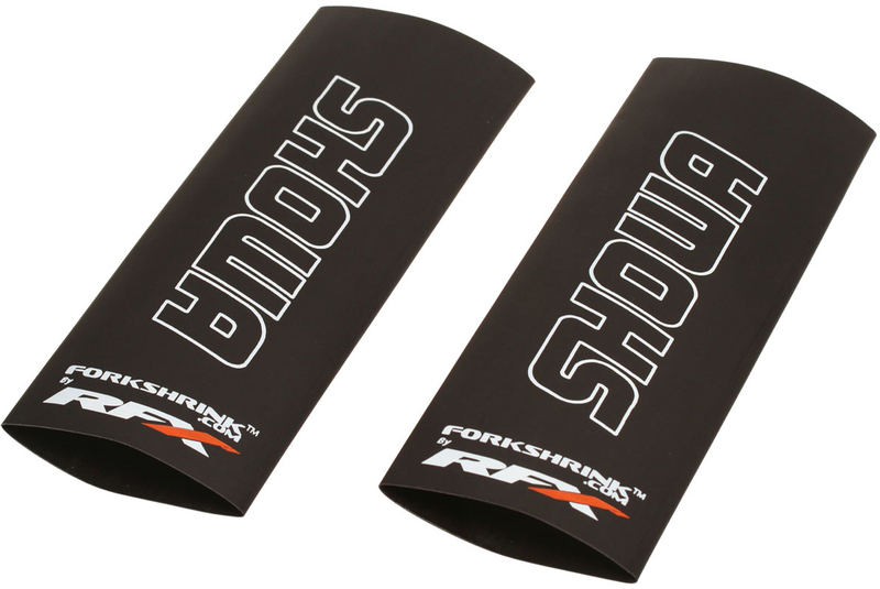 RFX Race Series Gabelschrumpfschlauch - Schutz mit Showa-Logo - Weiß