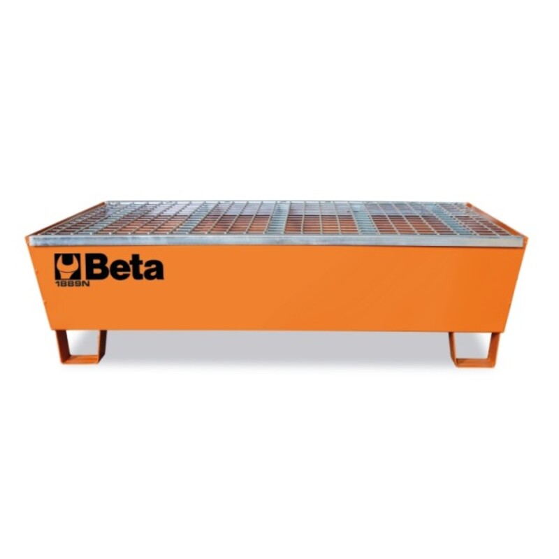 BETA Fassuntersatz (transportfähig) Stahl zur Lagerung von 2 Fässern (à 200 l)