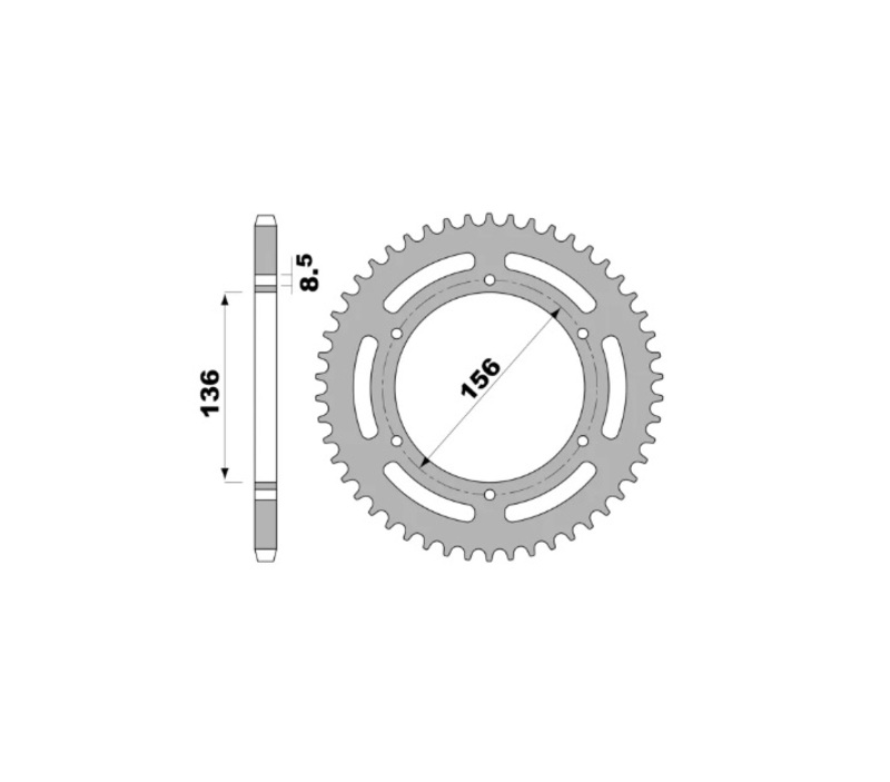 PBR Kettenrad Alu Standard - 420