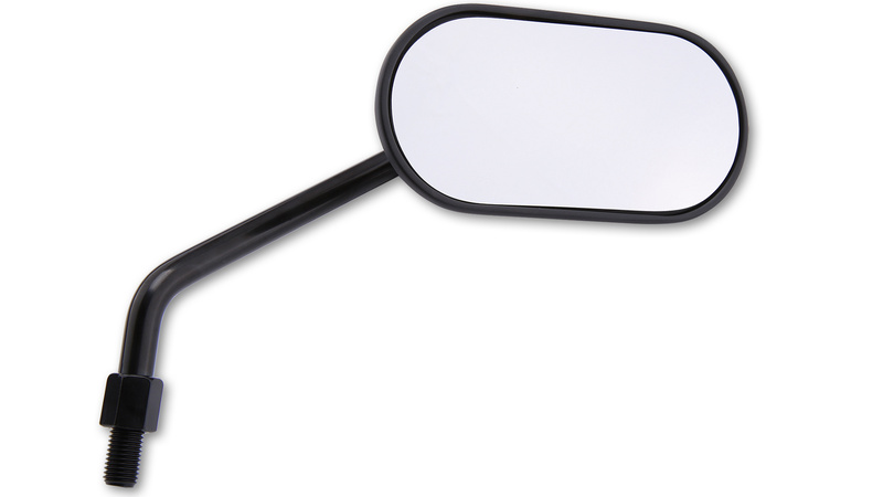 HIGHSIDER smart Lenkerspiegel Agila Schwarz Oval, Rechts, Nicht E-Geprüft (1Stck.)
