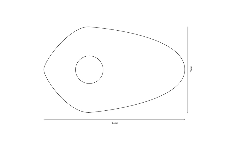 HIGHSIDER smart Montageplatten Indy Spacer Schwarz Für diverse passend für Ducati
