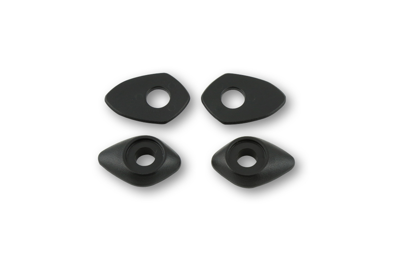 HIGHSIDER smart Montageplatten Indy Spacer Schwarz Für diverse passend für Ducati