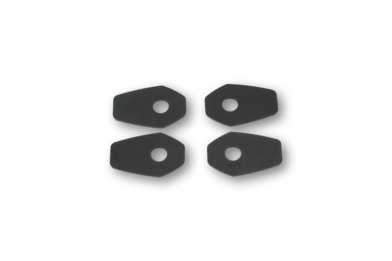HIGHSIDER smart Montageplatten Indy Spacer Schwarz Für diverse passend für Kawasaki, passend für Yamaha, passend für Suzuki