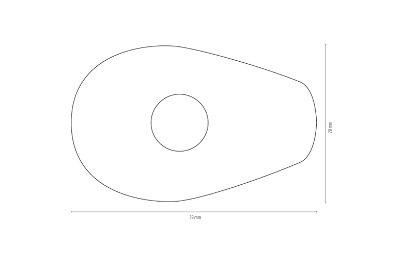HIGHSIDER smart Montageplatten Indy Spacer Schwarz Für diverse passend für Yamaha