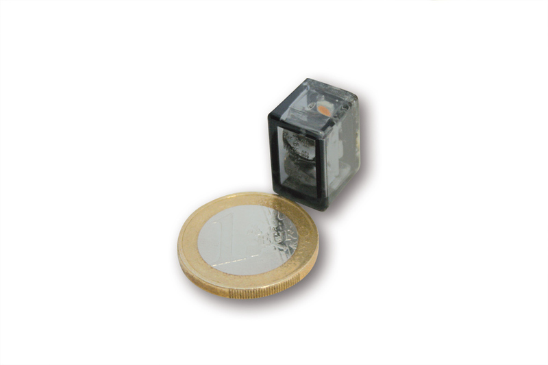 HIGHSIDER smart Micro Cube-v LED Blinker-Modul Linse Rauchgrau (Paar), Hinten