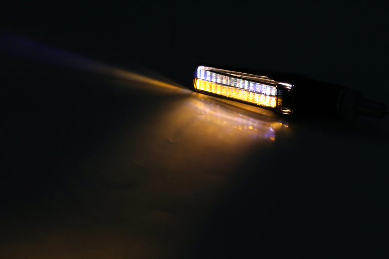 HIGHSIDER smart Fineline LED Blinker/Positionslicht Schwarz/Getönt 2in1, E-Geprüft (Paar)