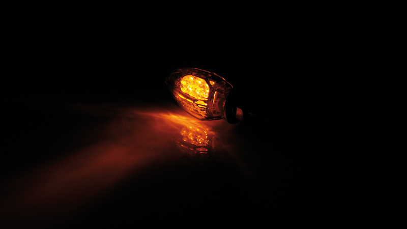 HIGHSIDER smart Drop LED Blinker Gehäuse Schwarz / Linse Klar (Paar), Vorn & Hinten