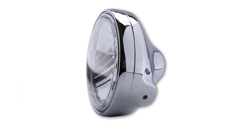 HIGHSIDER smart 7 Zoll LTD Scheinwerfer Chrom E-geprüft (1Stck)