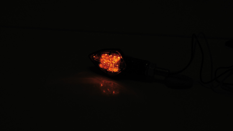 HIGHSIDER smart Rock LED Blinker Gehäuse Carbon / Linse Rauchgrau (Paar), Vorn & Hinten