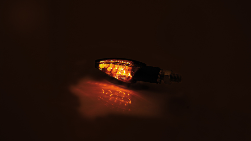 HIGHSIDER smart Toledo LED Blinker Gehäuse Schwarz / Linse Rauchgrau (Paar), Vorn & Hinten