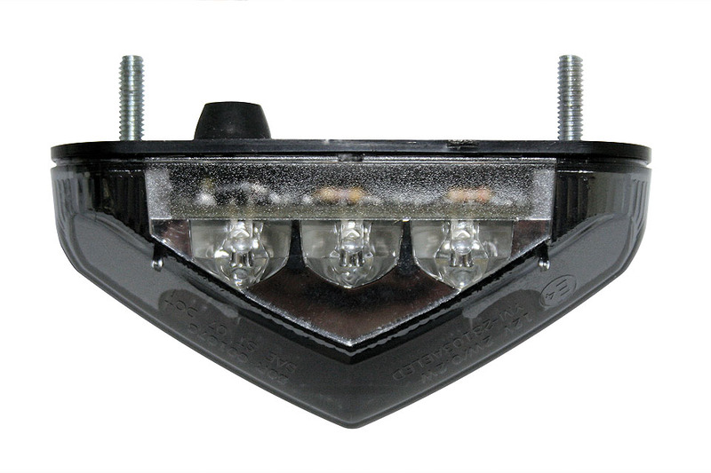 HIGHSIDER smart LED Rücklicht Schwarz E-geprüft (1Stck)