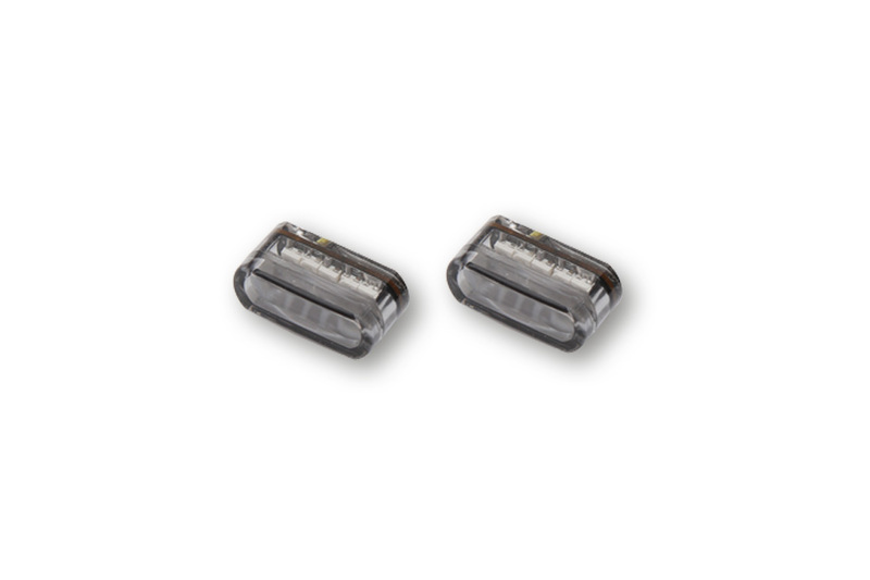 HIGHSIDER smart Modul-1 LED Blinker-Modul Linse Rauchgrau (Paar), Vorn & Hinten