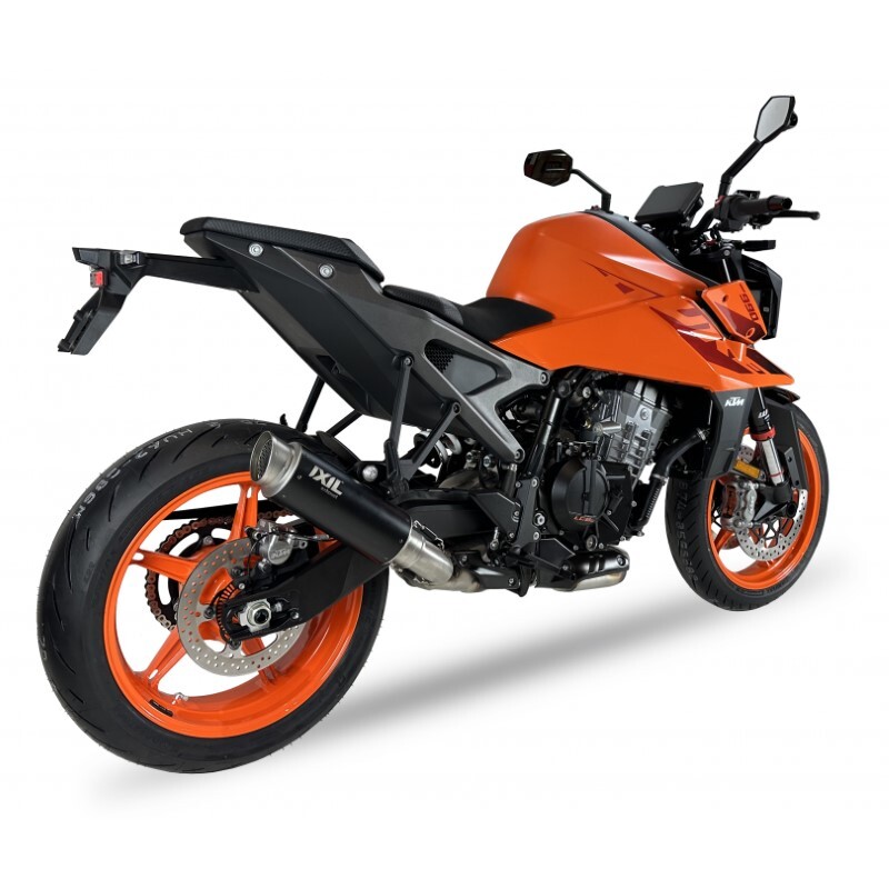 IXIL RC3B Edelstahl-Endschalldämpfer Schwarz passend für KTM 990 Duke (KTM R2 DK) 24-, E-geprüft