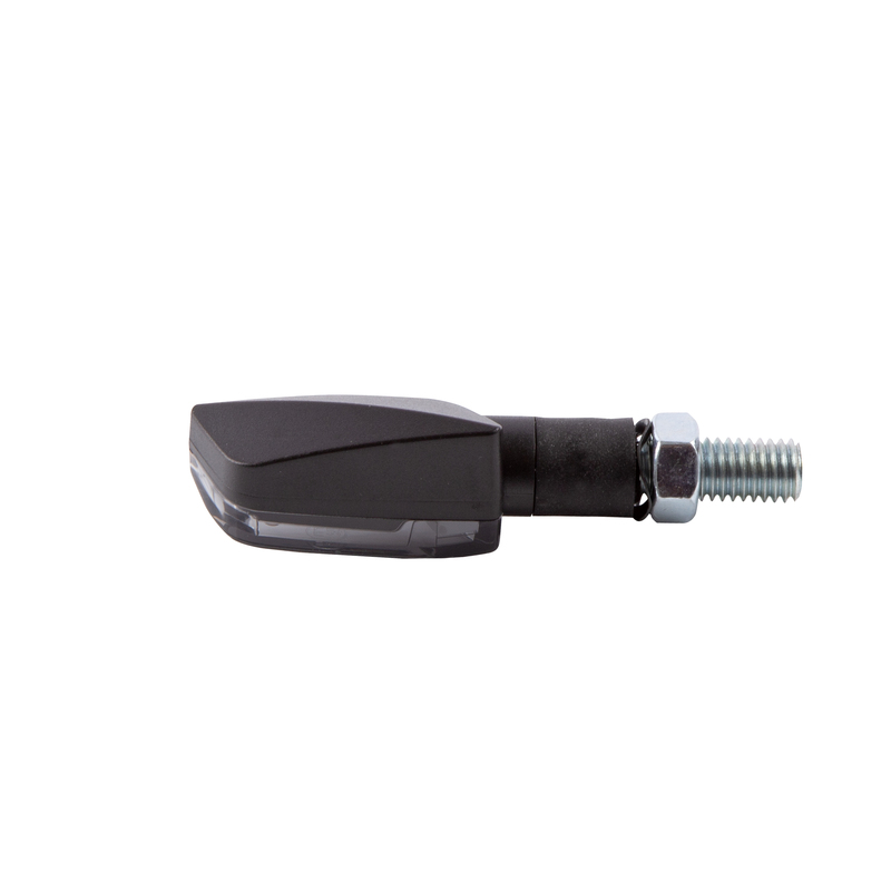 HIGHSIDER smart Formula-TS LED Blinker Gehäuse Schwarz / Linse Rauchgrau (Paar), Vorn & Hinten