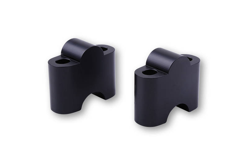 HIGHSIDER pro Lenkererhöhungs-Kit R35 für 22,2 mm (7/8 Zoll) Lenker, Schwarz, TÜV-geprüft