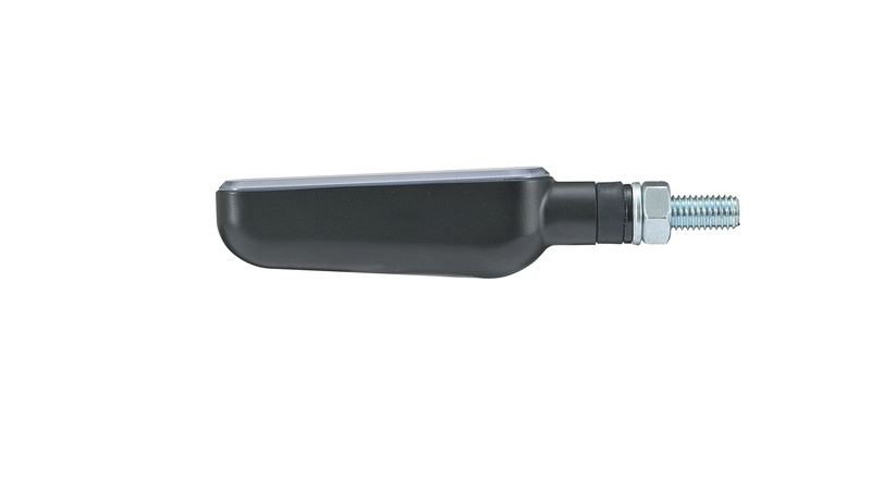 DAYTONA D-Light-Ray LED Sequenz-Blinker Gehäuse Schwarz / Linse Klar (Paar), Vorn & Hinten