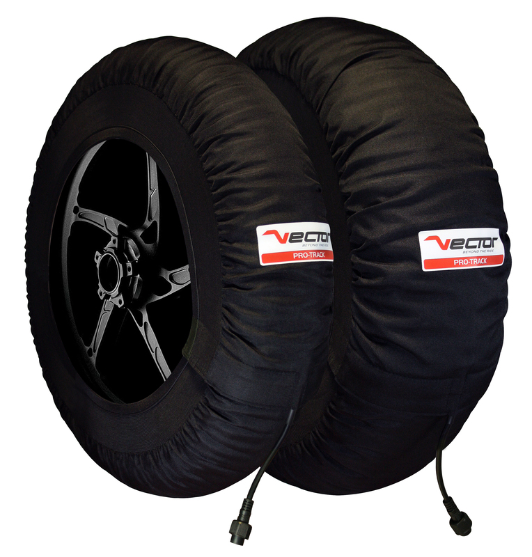 VECTOR Reifenwärmer Programmierbar bis 99 ºC – PRO-TRACK – 120/200-17 – SBK – MOTO2