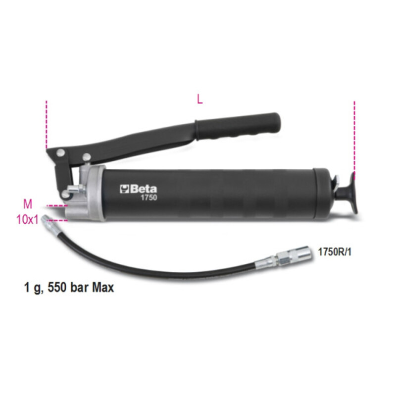 BETA TOOLS Hebel-Fettpressen 500cc