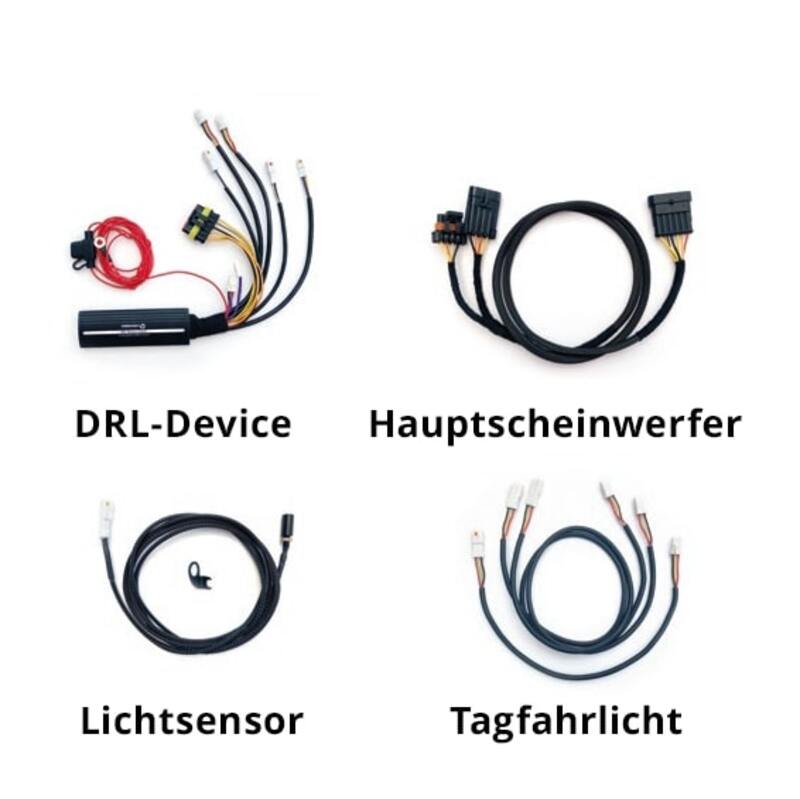 KELLERMANN Technicset Dayron - passend für Harley-Davidson, ohne Blinker