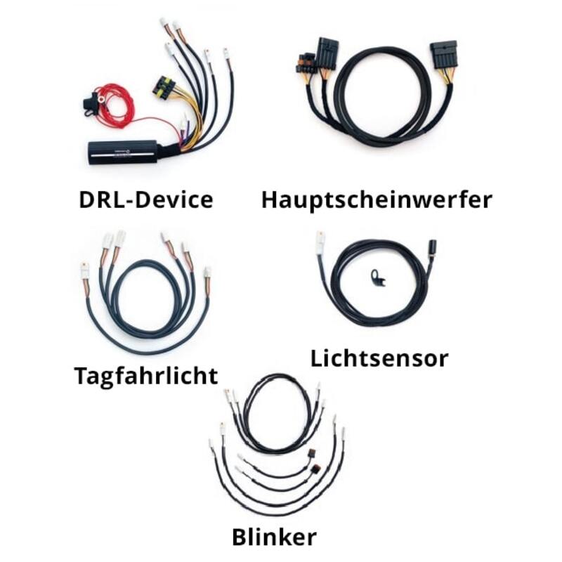 KELLERMANN Technicset Dayron i - passend für Harley-Davidson, mit Blinker