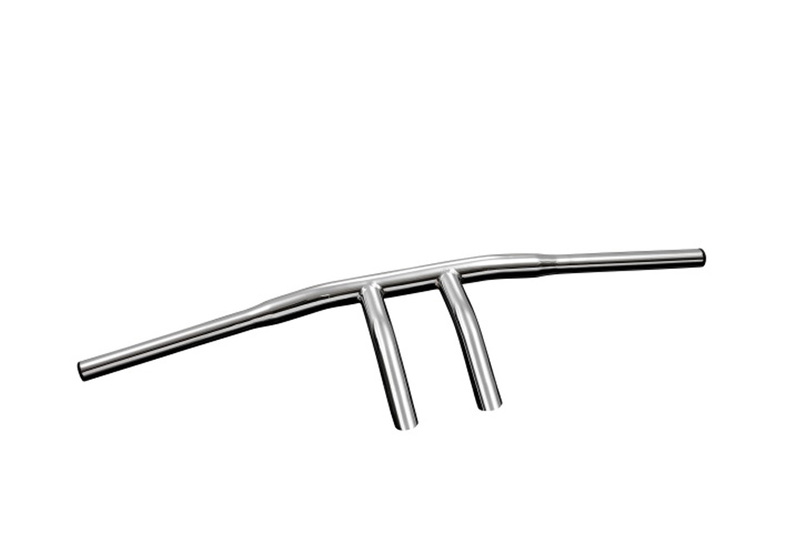 HIGHWAY HAWK Wishbone Lenker, 1 Zoll (25.4 mm), 800 mm breit 200 mm hoch M12 Gewinde, verchromt