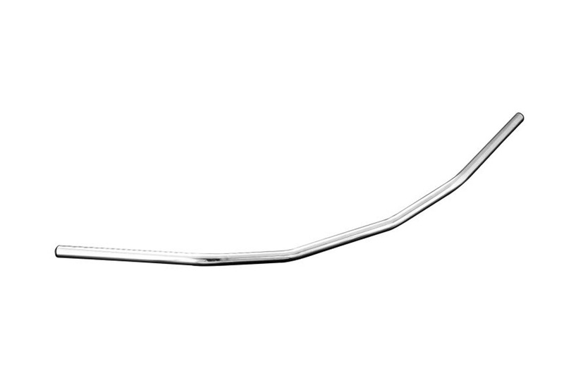 HIGHWAY HAWK Flyer Wide Lenker, 1 Zoll (25.4 mm), mit Harley Kerbe, chrom