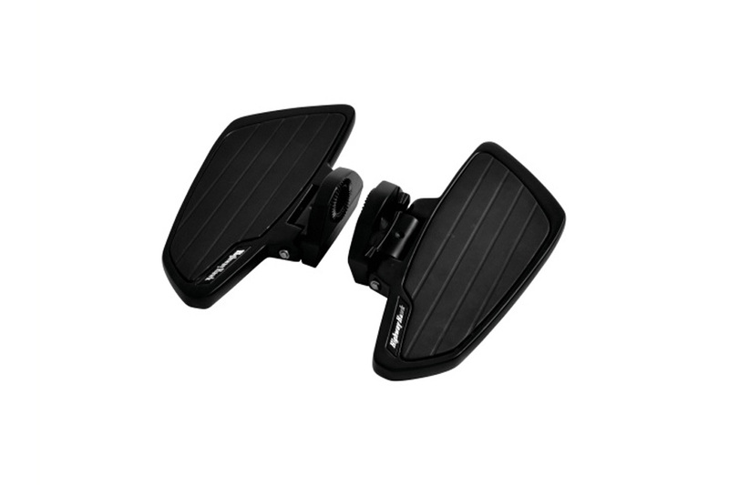 HIGHWAY HAWK Smooth Sozius Trittbretter, schwarz