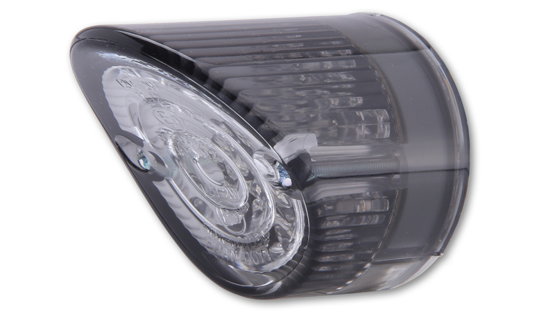 HIGHSIDER smart NOSE LED-Rücklicht, rauchgraue/klare Linse