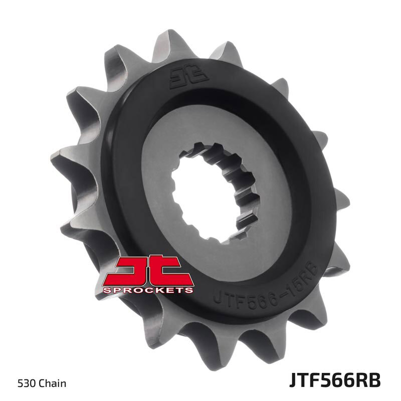 JT SPROCKETS Geräuschgedämpftes Stahlritzel vorne - 530