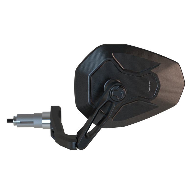HIGHSIDER pro Ventura-RS Force-Evo Lenkerendenspiegel Schwarz (1Stck.)