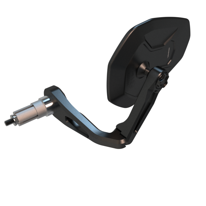 HIGHSIDER pro Ventura-RS Force-Evo Lenkerendenspiegel Schwarz (1Stck.)