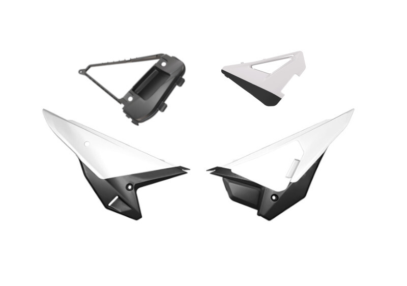 RACETECH Revolution Seitenverkleidungen Kit - Weiß