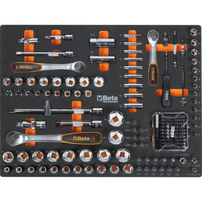 BETA TOOLS C45PRO 2.0 W Werkstatteinrichtung mit 268 Beta Worker Universalwerkzeugen