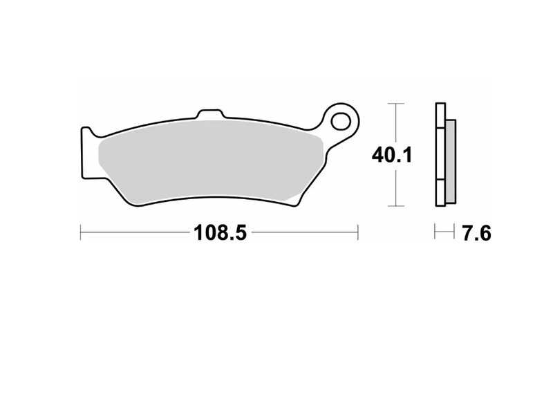 BREMBO Sintermetall Bremsbeläge - 07BB4380