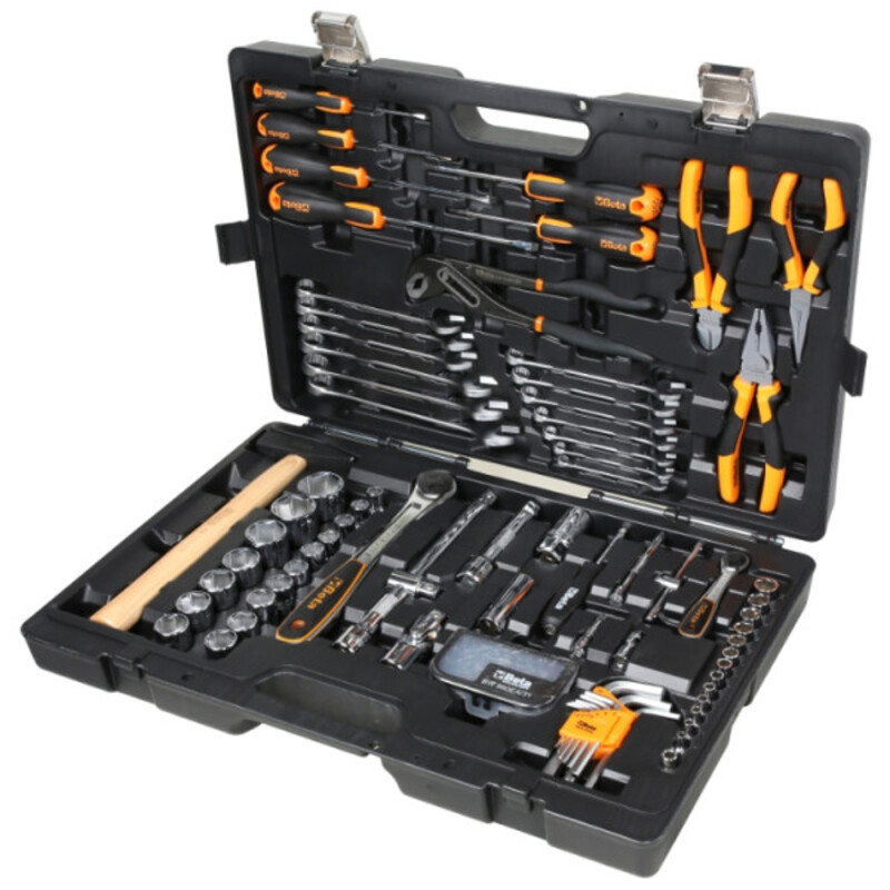 Werkzeugkoffer BETA TOOLS aus thermogeformtem Kunststoff - 108 Werkzeuge