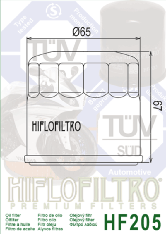 HIFLOFILTRO Ölfilter - HF205