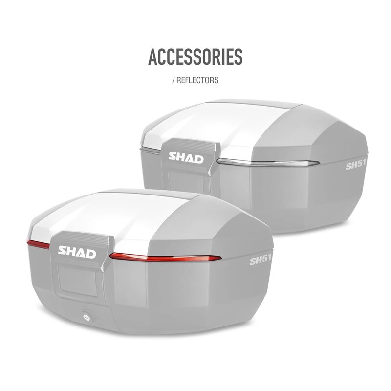 SHAD Topcase SH51 Aluminium