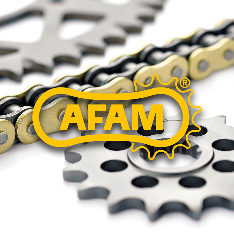 AFAM Chain Kit 428MX 12/56 Standard - Ultra-Light Hard Anodized Rear Sprocket