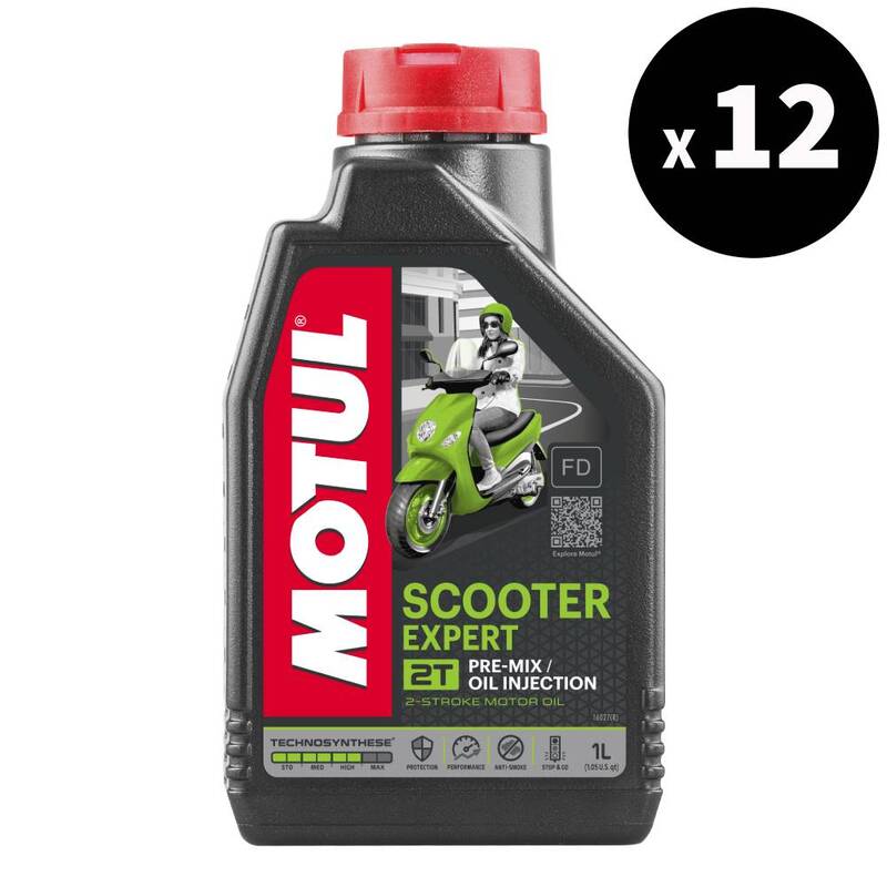 MOTUL Scooter Expert 2T Motoröl - 1 L x12
