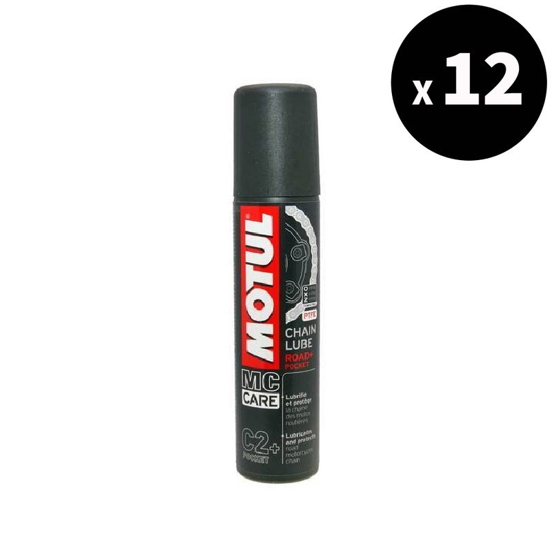 MOTUL MC Care C2+ Kettenschmiermittel Road+ - Spray 100ml x12