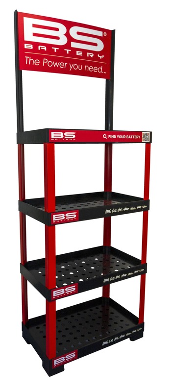 BS BATTERY Display Kit mit einem BK20 Ladegerät