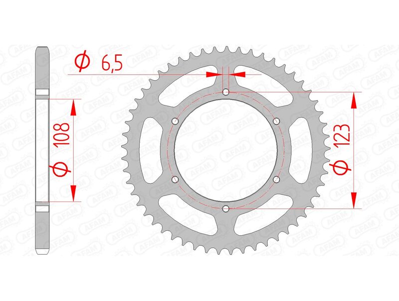 AFAM Kettenkit A420M 11/53 – Standard Kettenrad Typ 92114