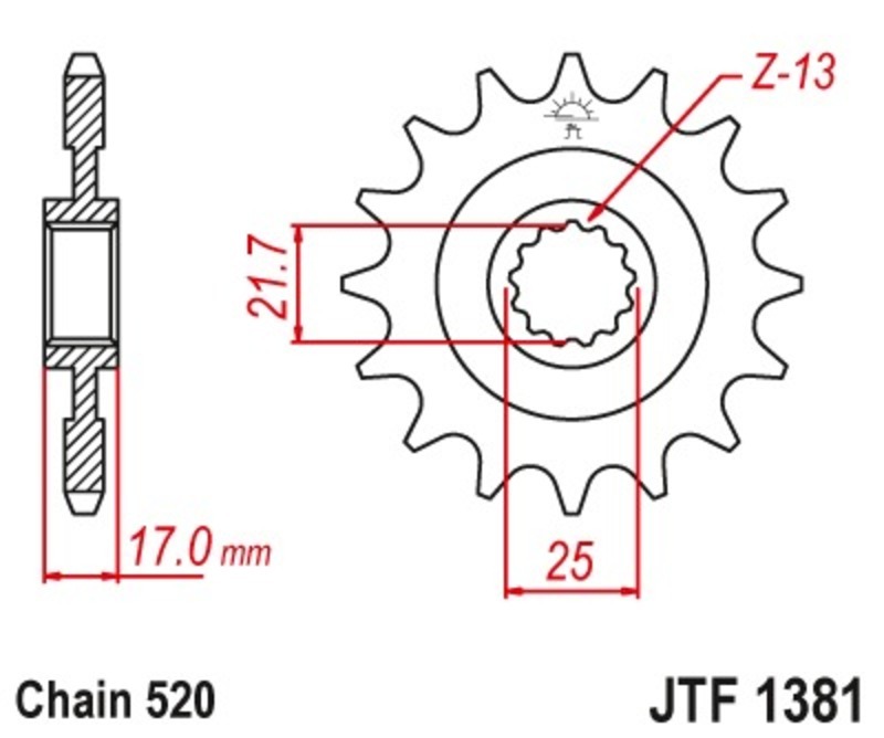 EK CHAIN Kettensatz 520 SRX2 - 15/41-112 - Kettenrad Stahl Standard