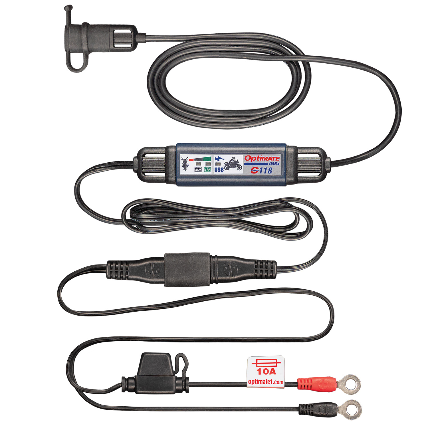 OPTIMATE USB-C Ladekabel mit Batteriemonitor