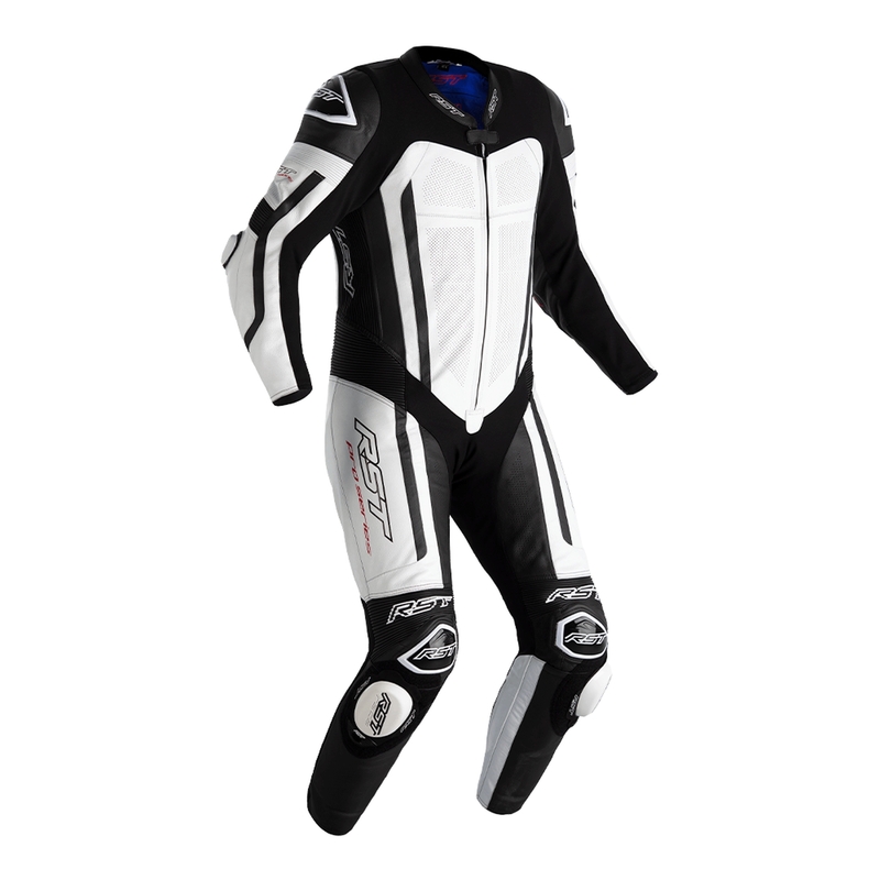 RST Pro Series Airbag Lederkombi - Weiß Größe XL